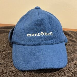 Men’s Mont Bell winter cap with earflaps, size large